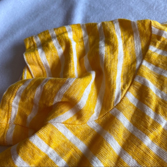 NWT - Yellow Stripped Top - Picture 5 of 6